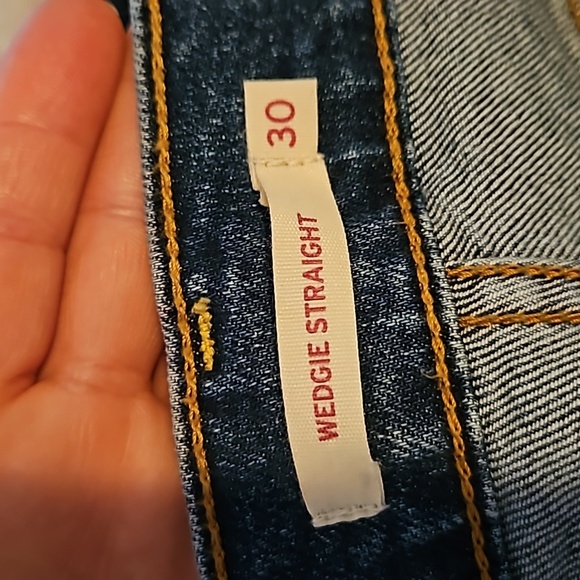 Levi's wedgie straight high rise jeans size 10 short W30 L28 - Picture 3 of 10